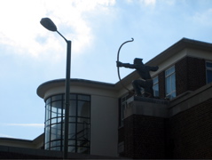 'The Archer' - on top of East Finchley Station