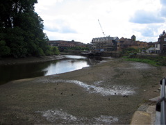 Low tide on the Thames