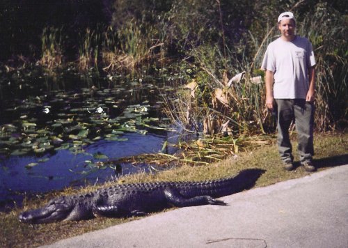 Me and Mr. Alligator
