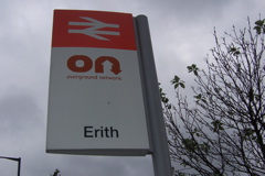 Erith Station Sign