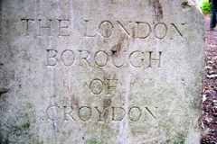 We enter the London Borough of Croydon.